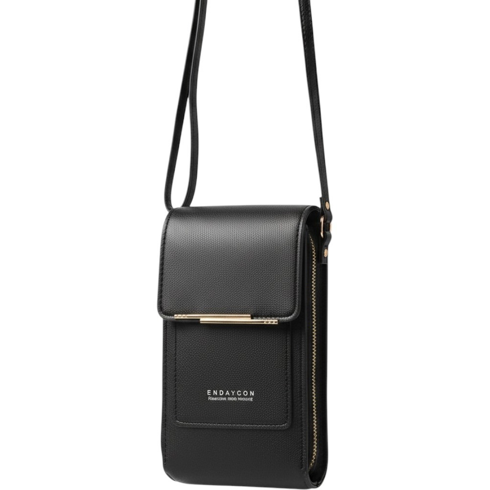 Endaycon Black Crossbody Phone Bag
